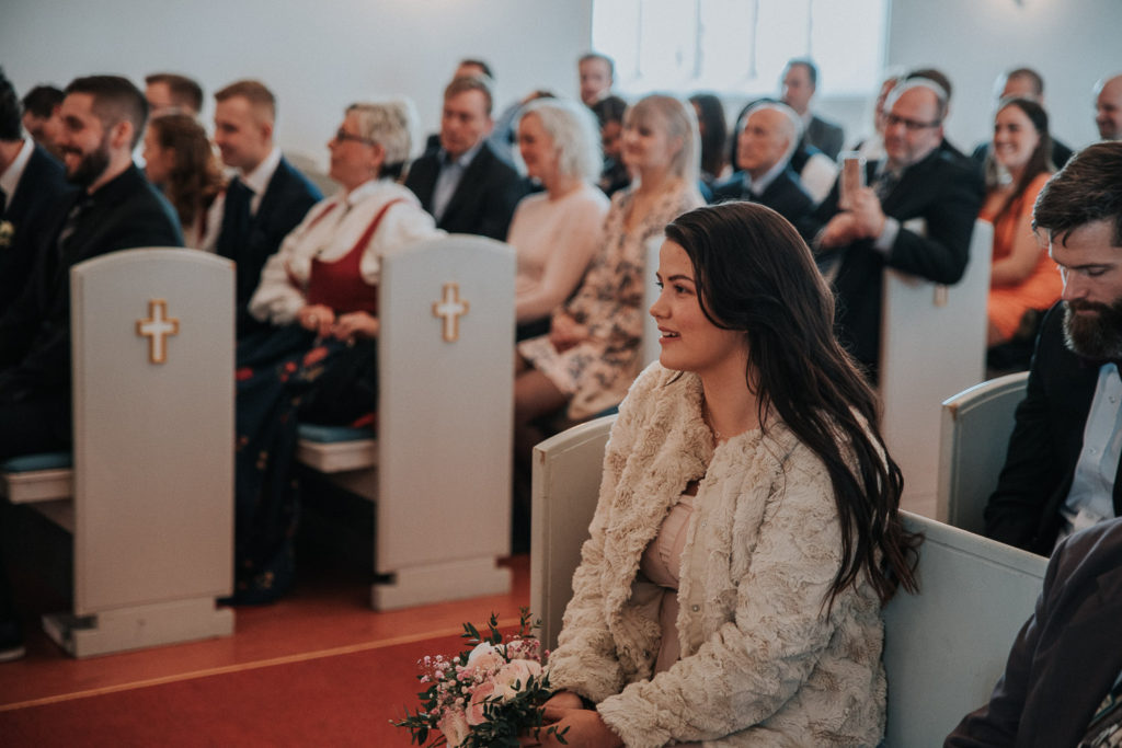 Beautiful maid of honor