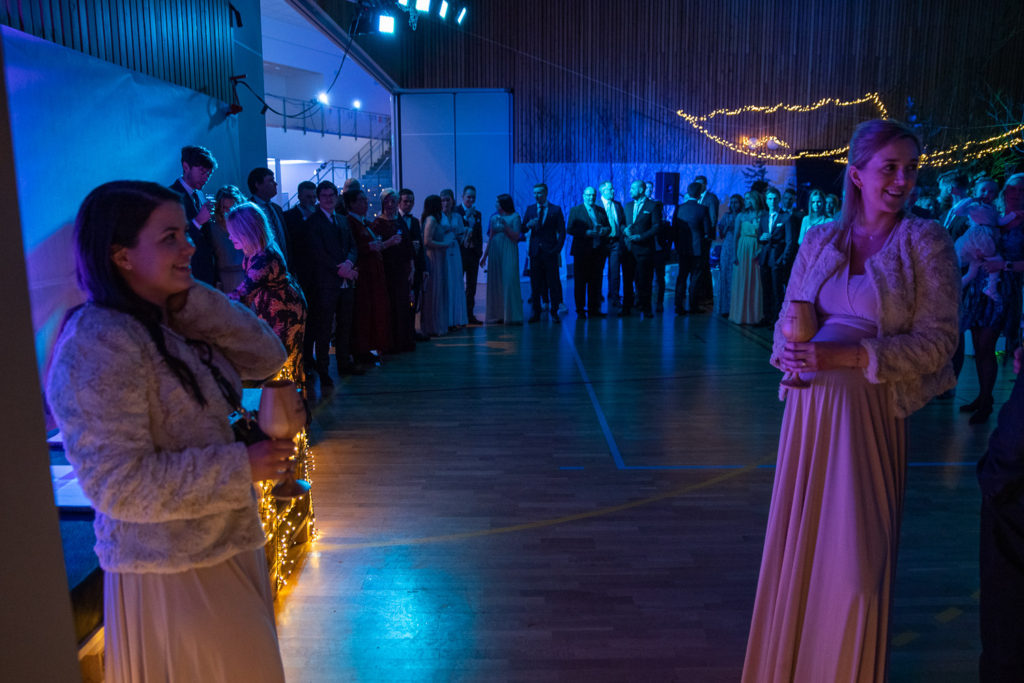 Amazing atmosphere at wedding reception