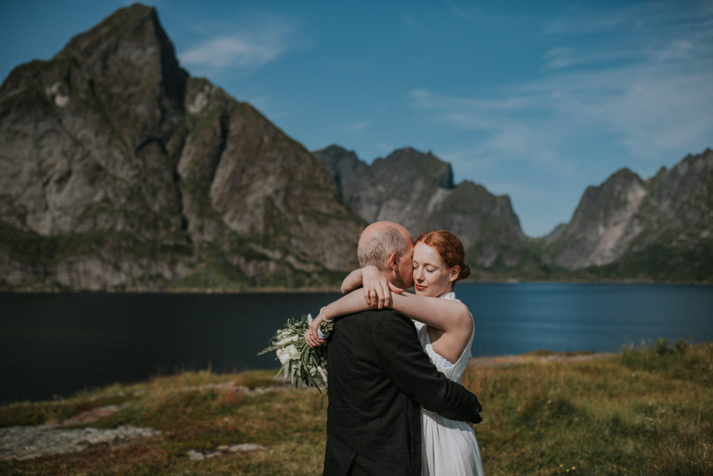 Destination elopement in Lofoten islands Norway