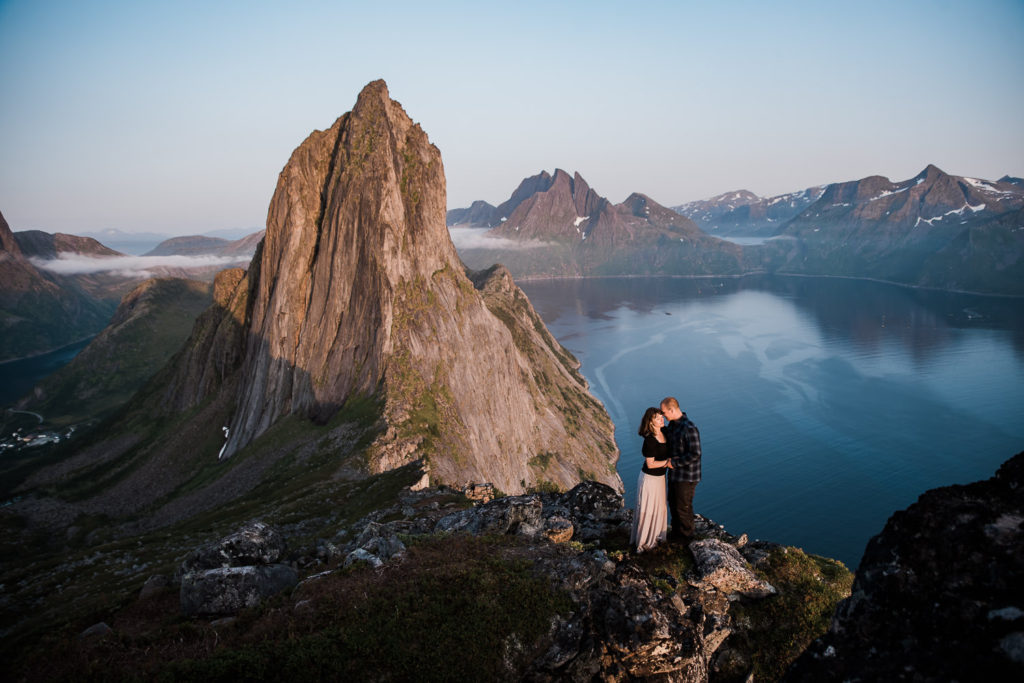 Adventure couple photo session at Senja Norway