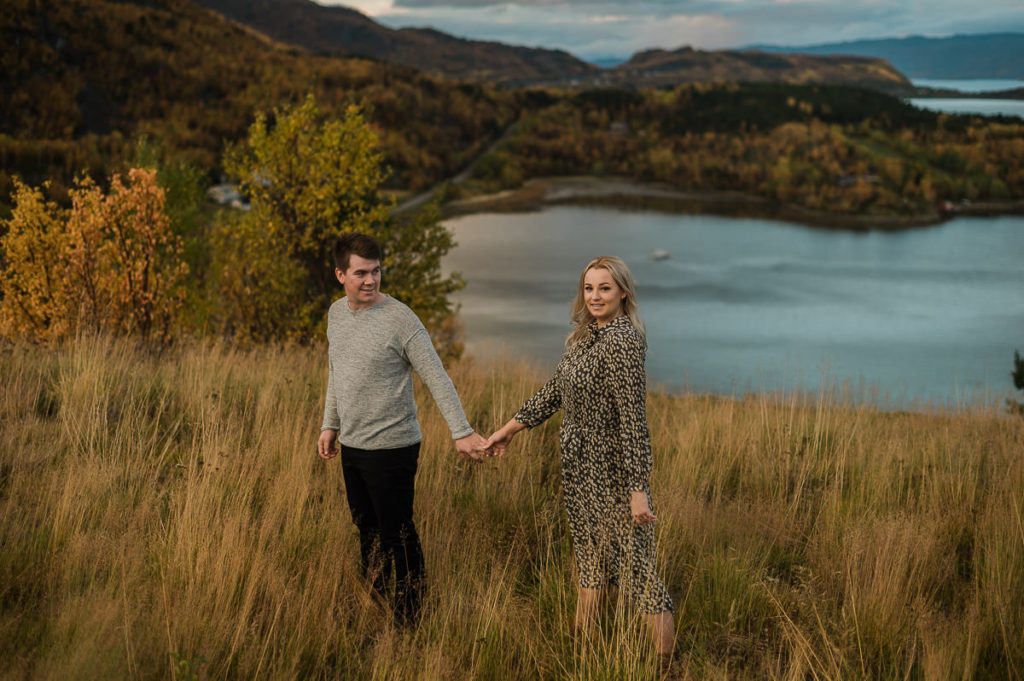 Stunning engagement photo session in Norway 