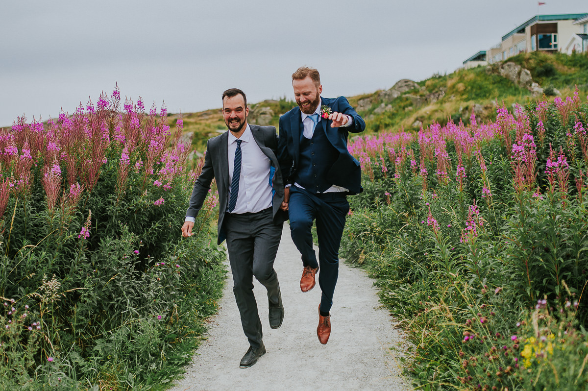 Utendørs sommerbryllup i Haugesund 