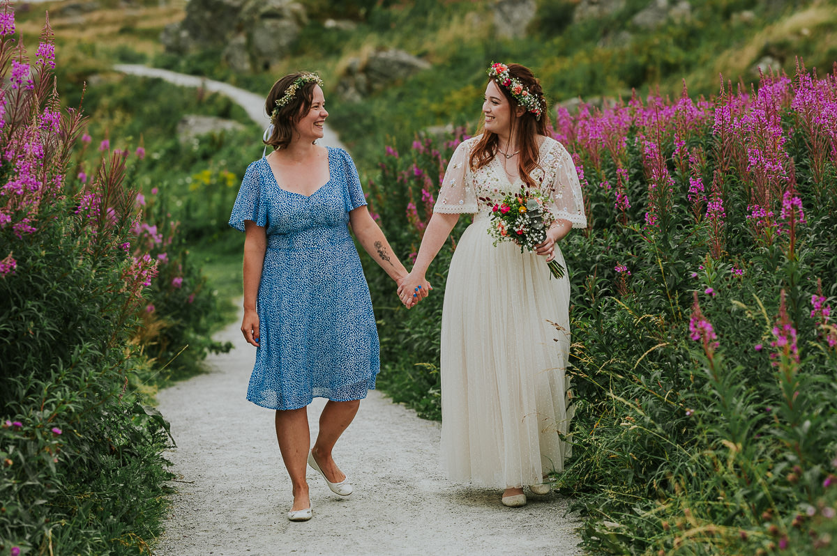 Utendørs sommerbryllup i Haugesund 