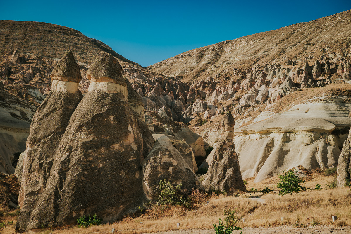 Love Valley of Cappadocia Turkey in early morning light