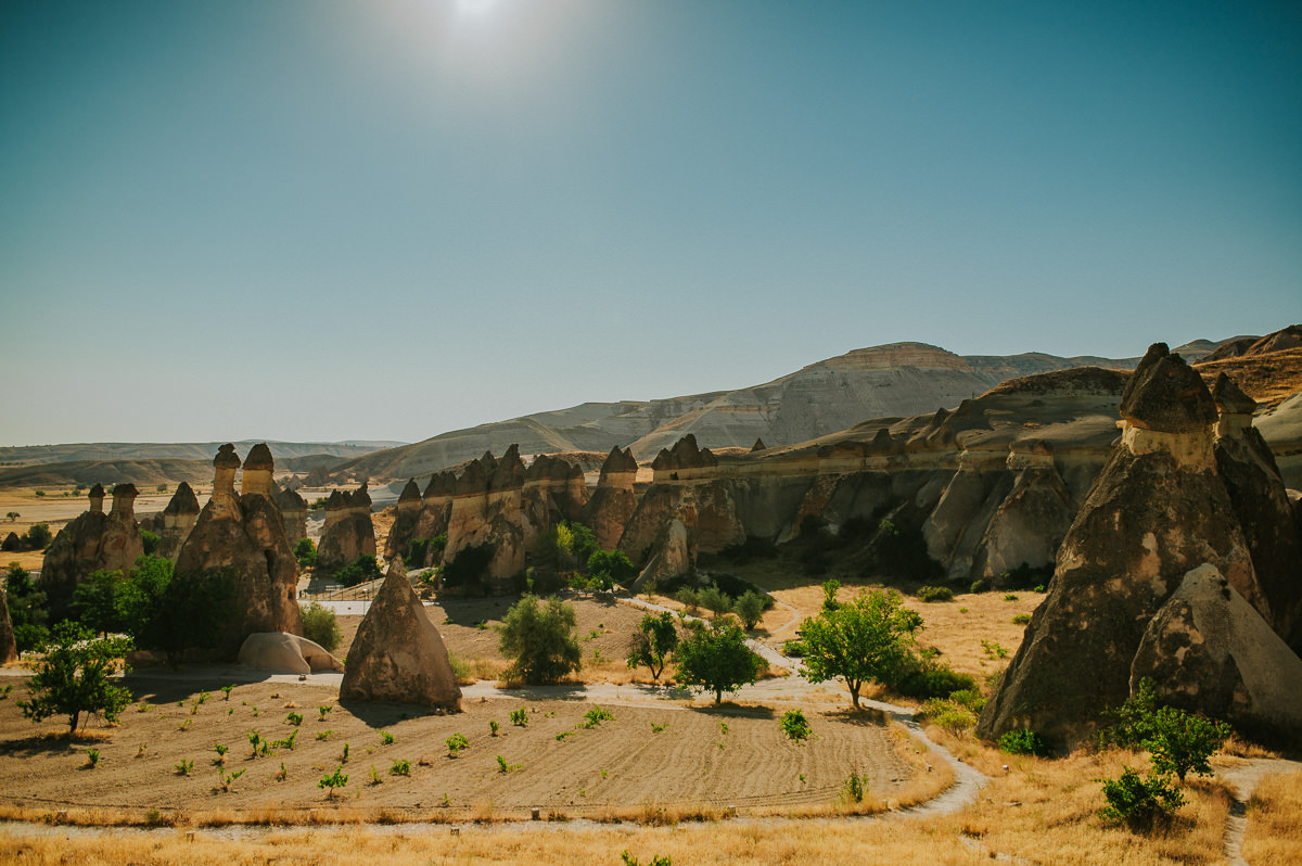 Love Valley of Cappadocia Turkey in early morning light